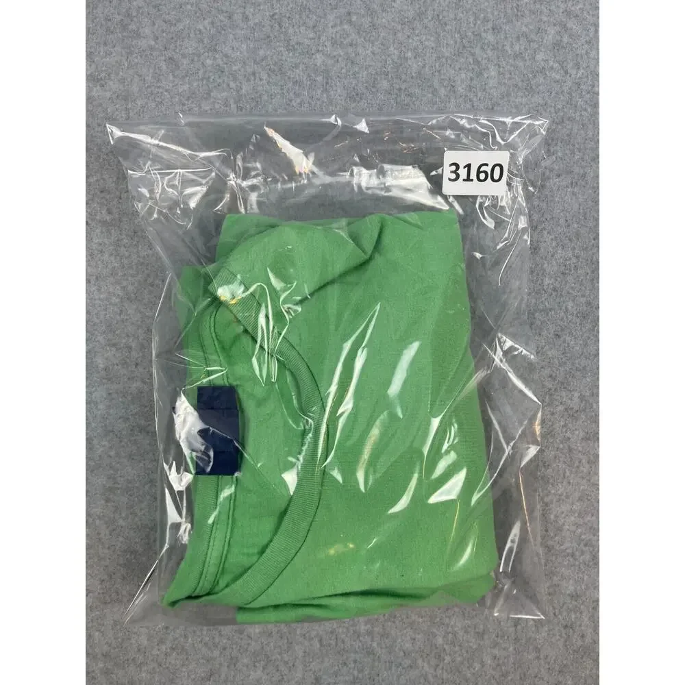 Polo Ralph Lauren Shirt Men's L Lime Green Short Sleeve Crew Neck Basic Designer
